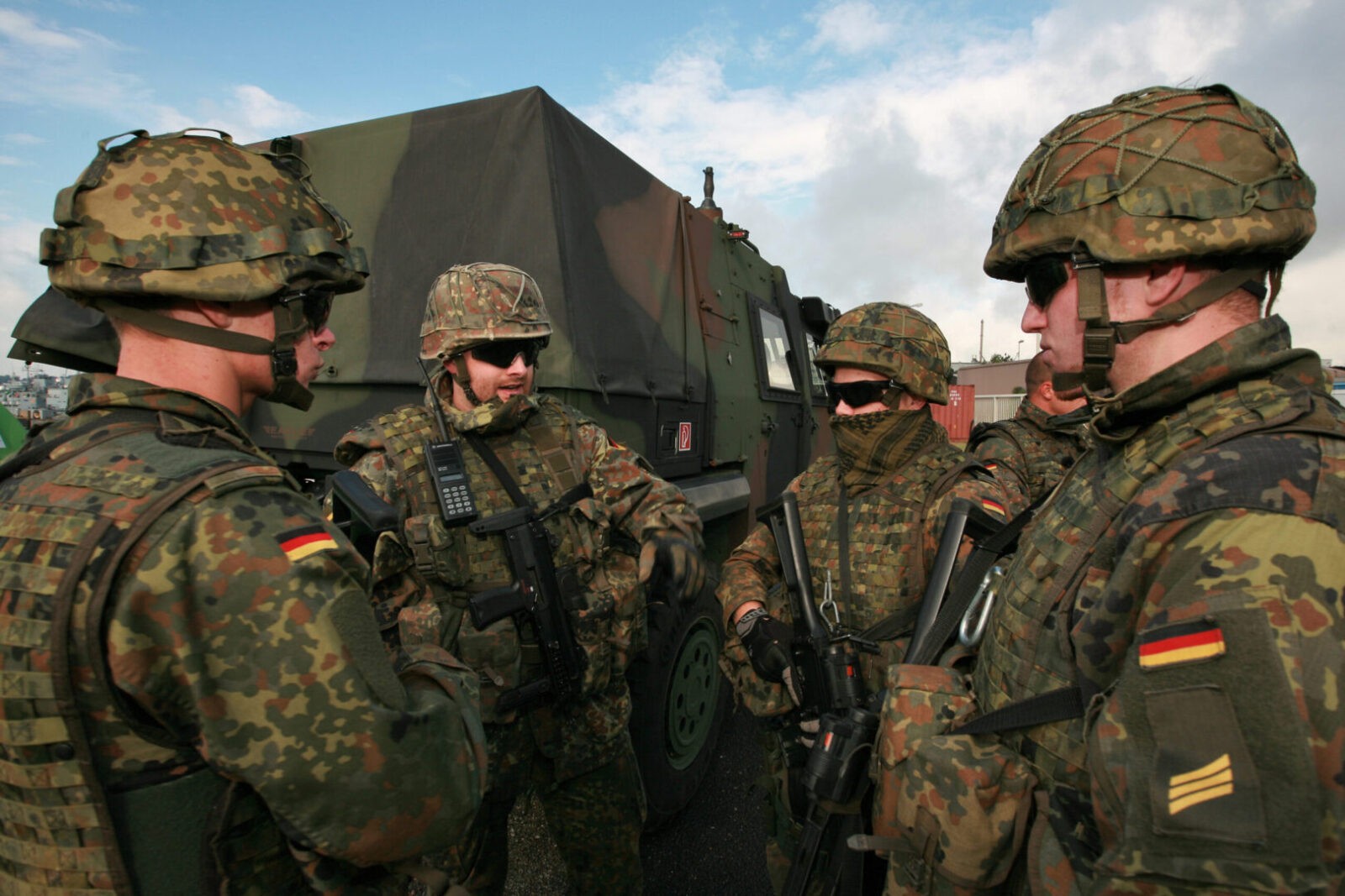 MSK-Soldaten während einer Übung.