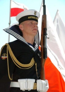 Ehrenposten der polnischen Marine