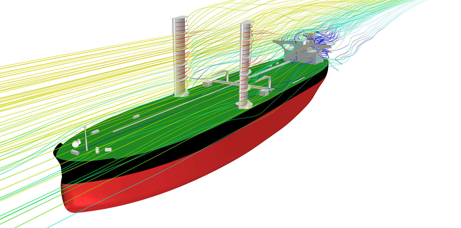 VLCC mit Hilfsantrieb