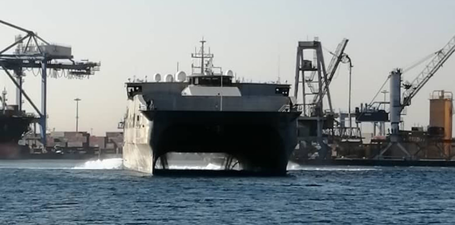 Die USS Carson City besuchte Port Sudan im Februar