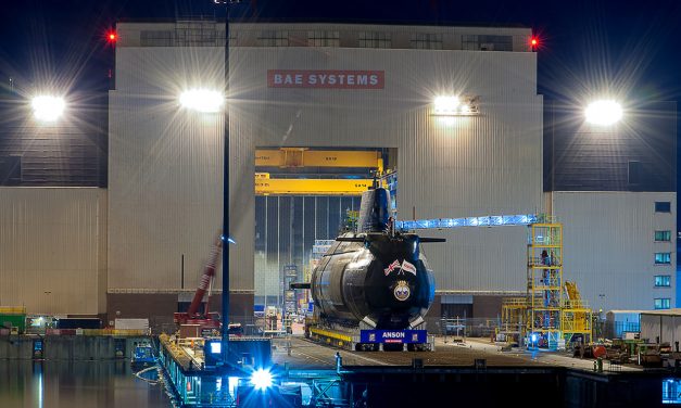 Launching of the fifth boat in the Astute class