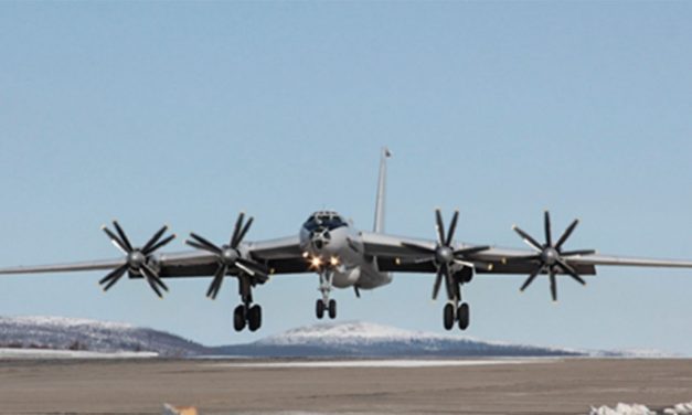 Tu-142 over the Pacific