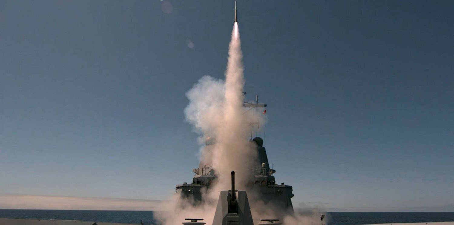 HMAS Sydney fires its first ESSM