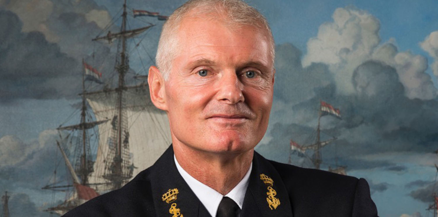 Vizeadmiral Rob Kramer ist Inspekteur der niederländischen Marine