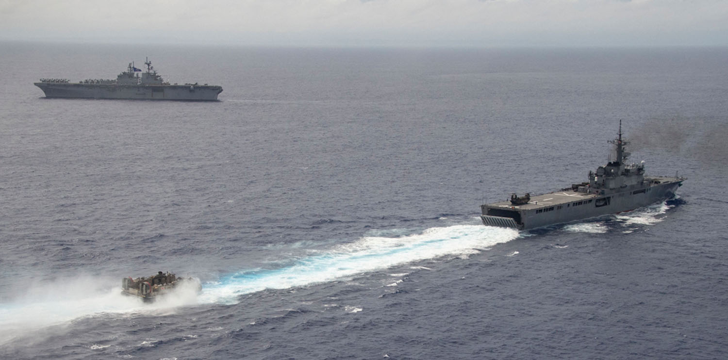 LCAC fährt die Shimokita an