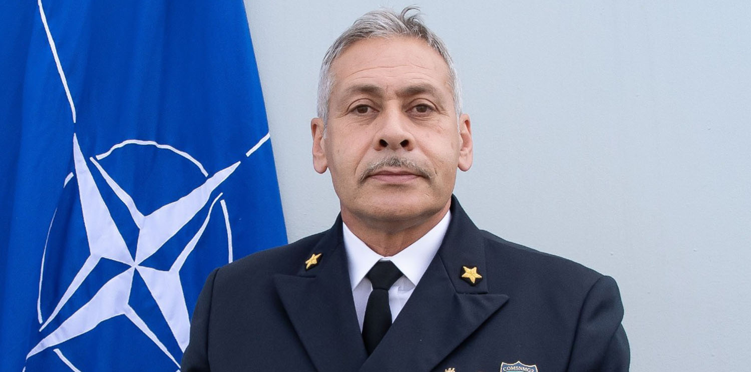 Rear Admiral Stefano Russo ist Kommandeur der SNMG 2