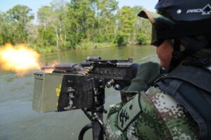 Flusskampfeinsatz im Kolumbien