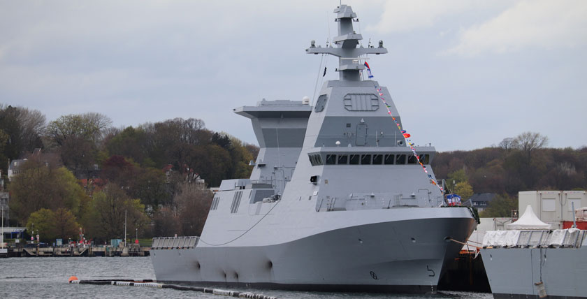 Korvetten der Klasse Sa'ar-6 bei GNYK in Kiel. Foto: German Naval Yards