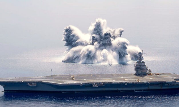 US Navy – Ansprengversuche beim Typschiff der Gerald-R.-Ford-Klasse