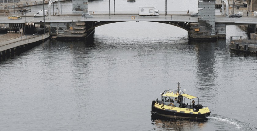 Schlepper absolviert autonome Reise durch Dänemark. Foto: Sea Machines Robotics