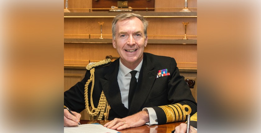 Admiral Sir Antony David Radakin (2019), Quelle: US Navy