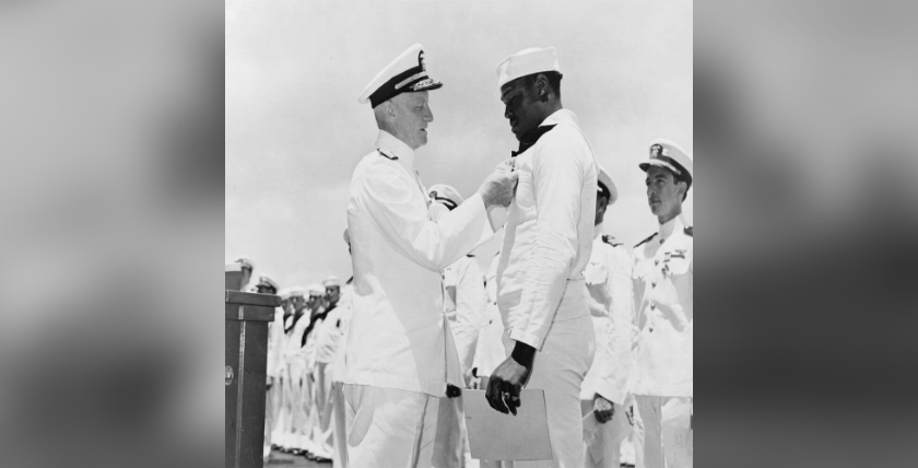 Nimitz und Miller. Foto: US Navy