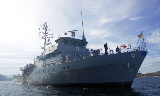 Minehunting boat "Homburg" returns home after three months of deployment