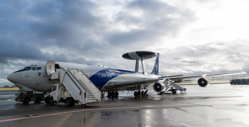 In ferner Zukunft soll das AFSC die markanten Awacs ablösen. Foto: NATO