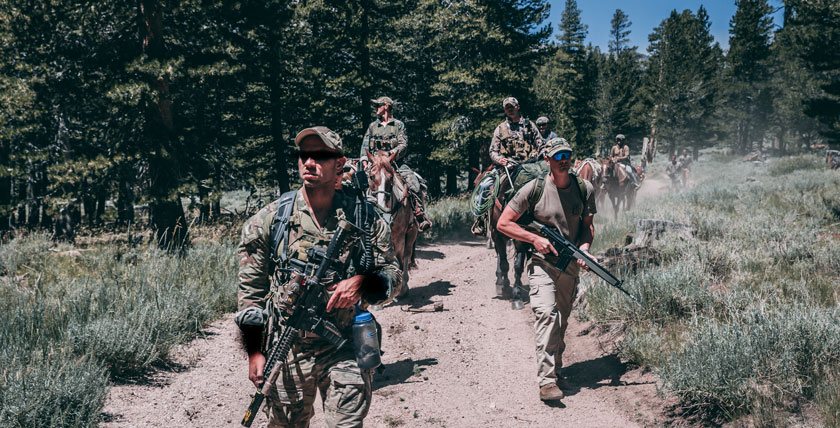 Gemeinsames Training von Marsoc-Marineinfanteristen und Spezialkräften der Delta Force. Foto: USMC