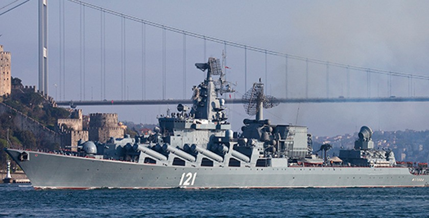 Kreuzer "Moskva" ex "Slava" der Schwarzmeerflotte, Foto: Russische Marine