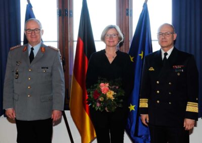 General Zorn und VAdm Kaack mit Frau Dr. Gesche Kaack, Foto: Marcel Kröncke