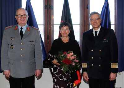 General Zorn KADm Lenski, Frau Ute Lenski, Foto: Marcel Kröncke