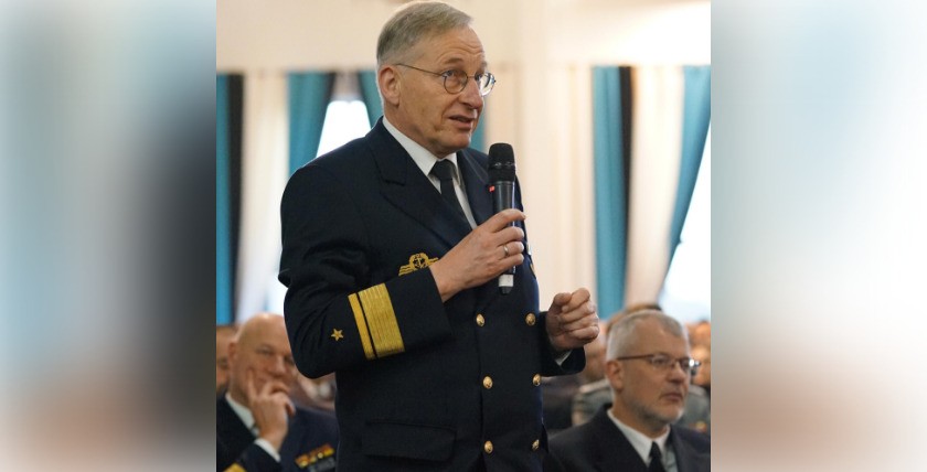 President of the German Maritime Institute (DMI) Rear Admiral (ret.) Karsten Schneider at the 60th HiTaTa