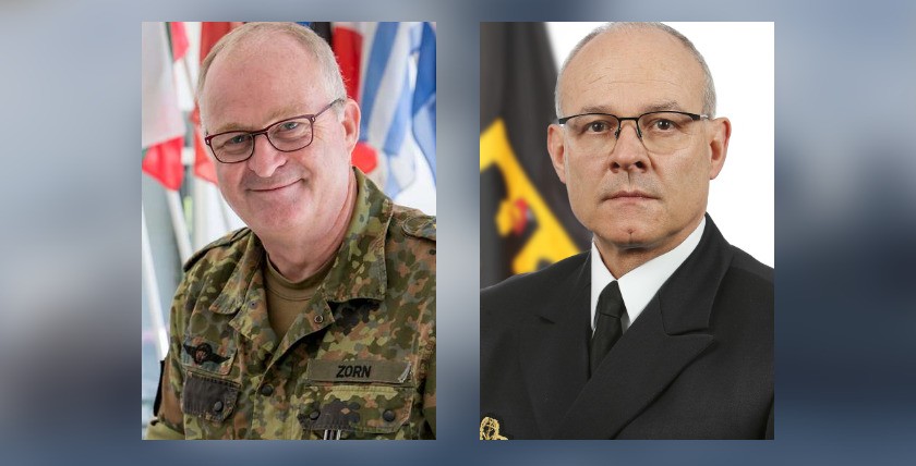 Generalinspekteur Eberhard Zorn wird am 11. März 2022 das Kommando über die Deutsche Marine an Vizeadmiral Jan Christian Kaack übergeben. Fotos: Bundeswehr