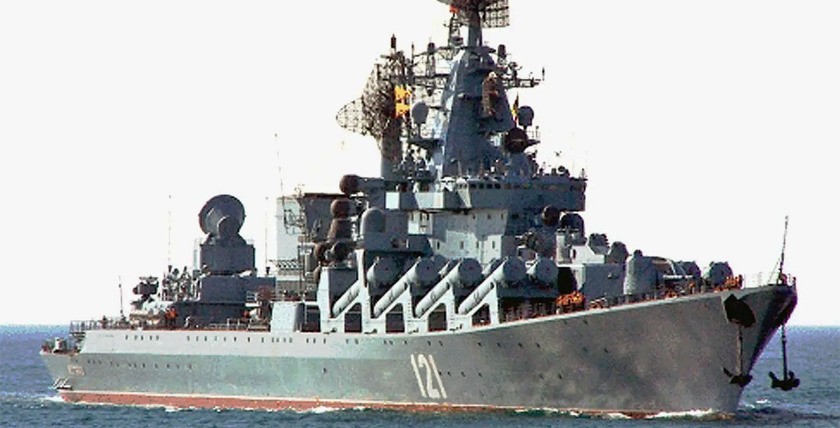 "Moskwa" - das Flaggschiff der russischen Schwarzmeer-Flotte. Foto: Russische Marine