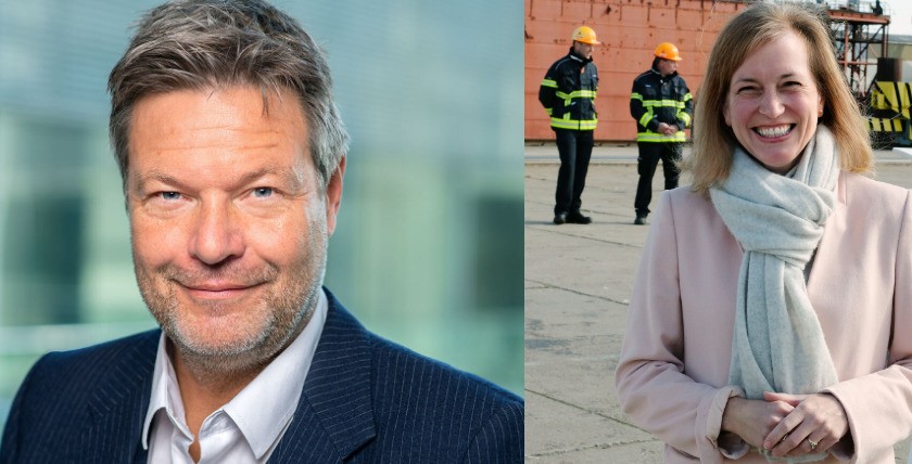 Robert Habeck zu Besuch bei Siemtje Möller in Wilhelmshaven, Foto: gruene-bundestag.de, Stefan Kaminski, Holger Schlüter