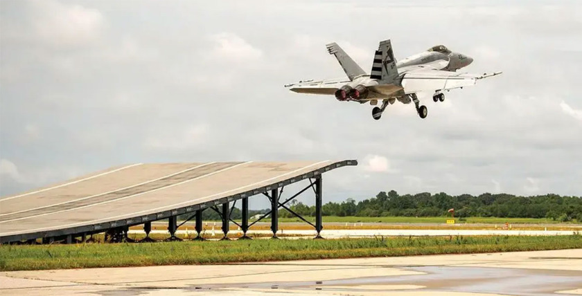 Startversuche der F/A-18E Super Hornet auf der NAS Patuxent River, USA. Ende 2020. Foto: Boeing