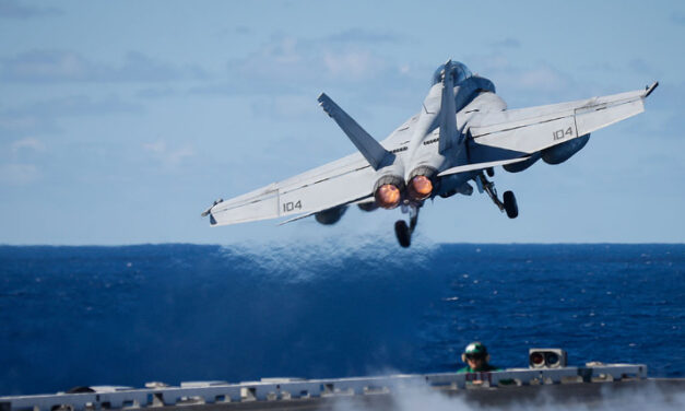 US aircraft carrier crew on Mallorca