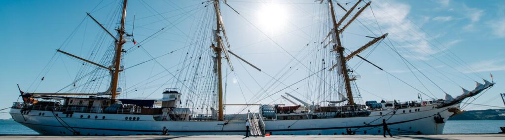 Foto: Gorch Fock in Lissabon, Fotograf Carlos Porfirio