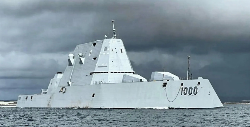 Lenkwaffenzerstörer USS Zumwalt (DDG 1000). Foto: US Navy
