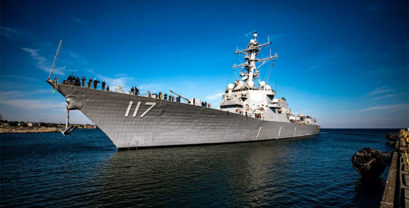 Lenkwaffenzerstörer USS Paul Ignatius der Arleigh Burke-Klasse zu Besuch in Tallinn. Foto: US Navy