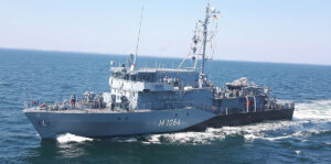 The GRÖMITZ minesweeper was built at the Rendsburg Kröger shipyard, photo: Dieter Hanel