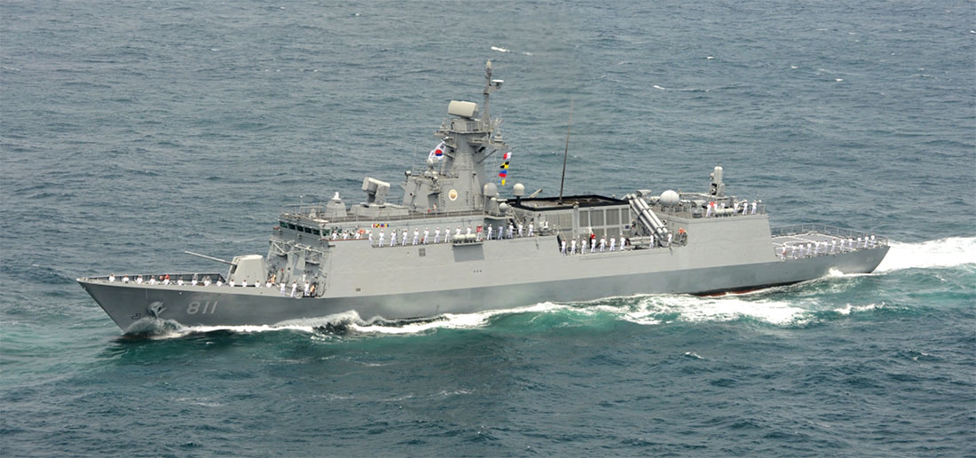 Die ROKS INCHEON (FFG-811) ist das Typschiff der Klasse Foto: Koreanische Marine