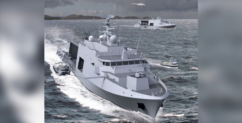 Belgisch-niederländisches Minenjagd-Schiff. Grafik: Belgium Naval & Robotics