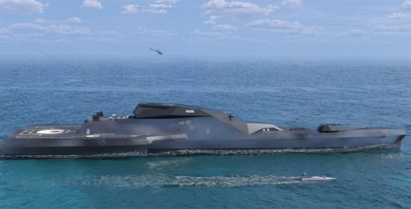 "Blue Shark", das Concept Ship der französischen Naval Group. Grafik: Naval Group