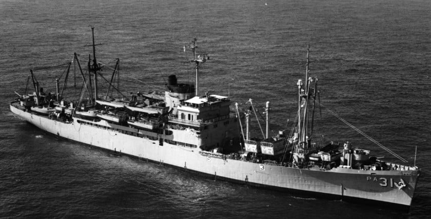 KN-14054 USS Monrovia (APA-31), Bild: Shasta-Trinity National Forest