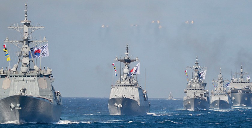 Südkoreanische Flottenparade 2015, Foto: Südkoreanische Marine