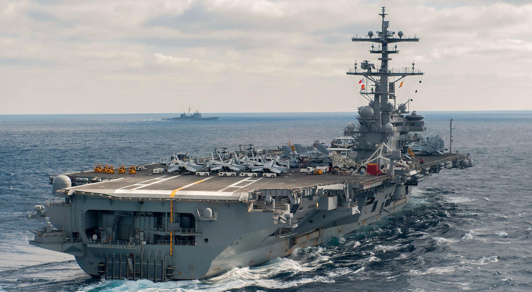 US-Carrier George W Bush Photo: US-Navy