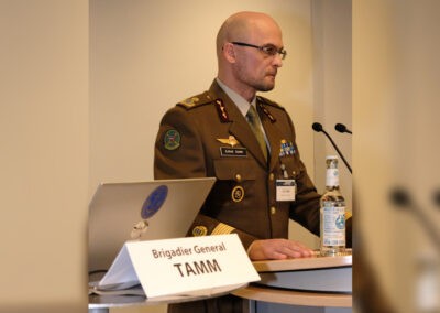General Tamm, Estland, auf der Maritime Convention des DMI