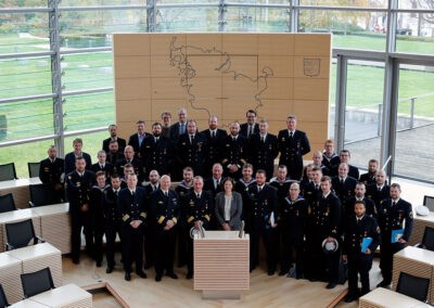 Besatzung Bad Rappenau im Landtag zu Kiel, Foto: Bundeswehr/Marcel Kröncke