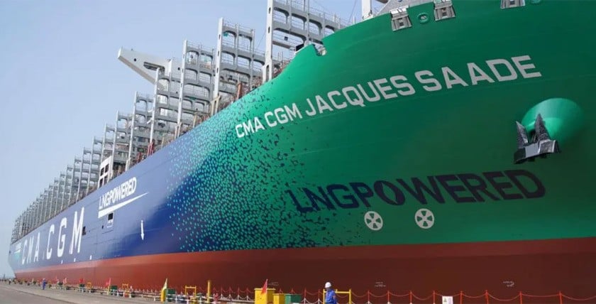 CMA CGM "Jacques Saade" - LNG-powered! Foto: CMA CGM