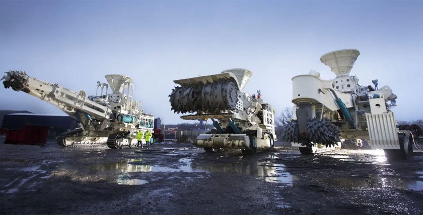 Monstermaschinen für den Tiefseebergbau. Foto: Nautilus Minerals