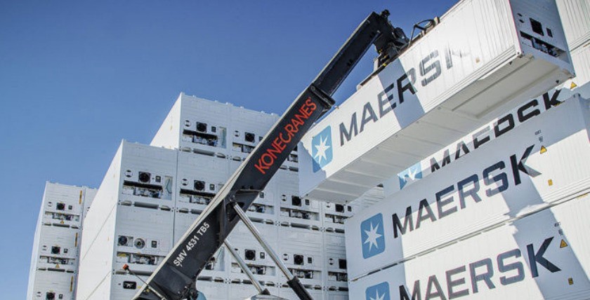 Maersk-Kühlcontainer werden im chinesischen Qingdao produziert, Foto: MCI