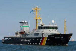 Das Fischereischutzboot Seeadler gehört dem Bundesministerium für Ernährung und Landwirtschaft, Foto: BMEL