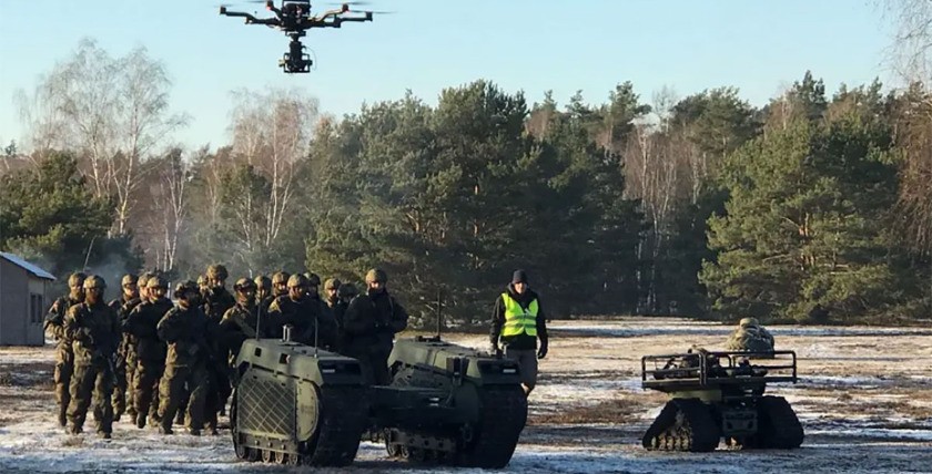 Autonome Systeme iMUGS-Demonstration Truppenübungspaltz Lehnin. Foto: Diehl Defence