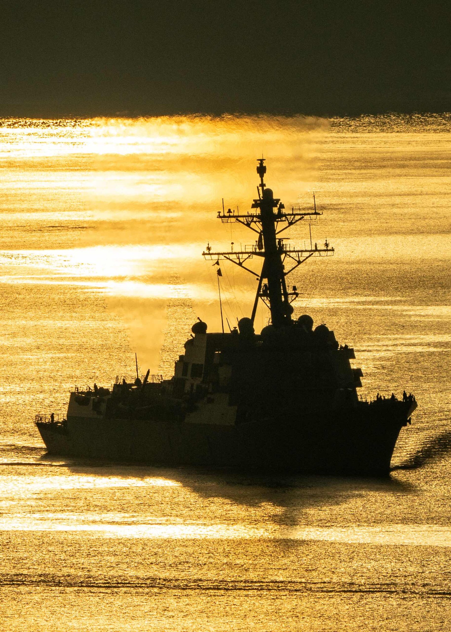 USS Paul Ignatius zu Besuch in Kiel, Dezember 2022. Foto: Michael Nitz