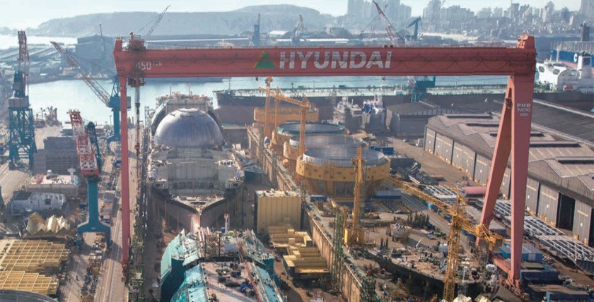Die südkoreanischen Werften liegen nun
wieder an der Spitze, Foto: Hyundai