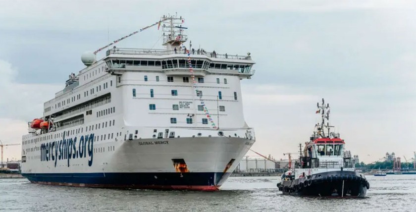 Größtes ziviles Hospitalschiff der Welt wird der Öffentlichkeit vorgestellt! Foto: mercyships.de