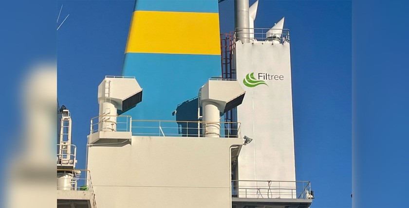 An Bord des Produktentankers »Pacific Cobalt« wurde ein Carbon-Capture-System installiert, Foto: Carbon Capture