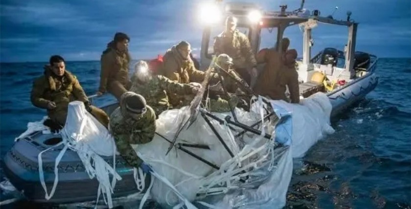 Ballon-Bergung vor Myrtle Beach, EOD Team 2. Foto: U.S. Navy / Fleet Forces Command